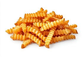Taterchef Crinkle Cut 3/8 Skin Off French Fries, 5lb Bag