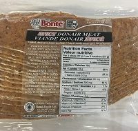 Fully Cooked Extra Spicy Donair Meat, 250g Pkg