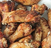Fully Cooked Plain Chicken Wings, 1kg Bag
