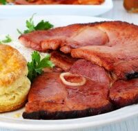 Bone-In Ham Steak, per kg