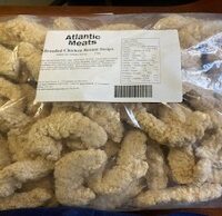 Breaded Chicken Breast Strips, 2kg Bag