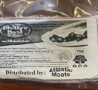Philly Sirloin Steak, 4x4oz, 1lb Pkg