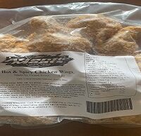 GR FC Breaded Hot Wings, 1kg Bag