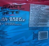 Mr Beast Jack Link Sausage, Original, 250g Pkg