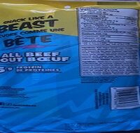 Mr Beast Jacklink Sausage, Teriyiki, 250g Pkg